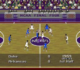 NCAA Final Four Basketball screenshot 3 for Super Nintendo